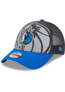 New Era Dallas Mavericks Grey JR Reflect 9FORTY Youth Adjustable Hat