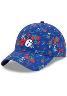 New Era Philadelphia 76ers Blue JR Bouquet 9TWENTY Youth Adjustable Hat