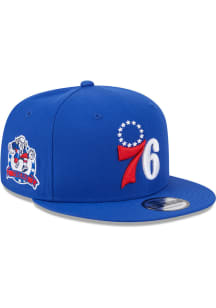 New Era Philadelphia 76ers Blue JR 2 Patch 9FIFTY Youth Snapback Hat