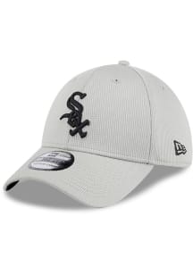 New Era Chicago White Sox Mens Grey 2024 Spring Training 39THIRTY Flex Hat