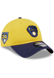 New Era Milwaukee Brewers 2024 Spring Training 9TWENTY Adjustable Hat - Yellow