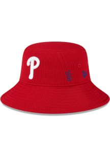 New Era Philadelphia Phillies Red 2024 Spring Training Mens Bucket Hat
