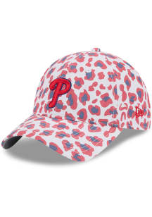 New Era Philadelphia Phillies Red Active OTC Catty JR 9TWENTY Youth Adjustable Hat