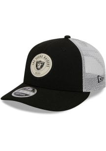 New Era Las Vegas Raiders Retro Circle Trucker LP9FIFTY Adjustable Hat - Black