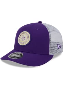 New Era Minnesota Vikings Retro Circle Trucker LP9FIFTY Adjustable Hat - Purple