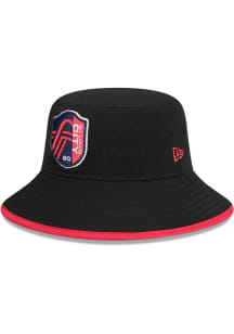 New Era St Louis City SC Black Basic Mens Bucket Hat