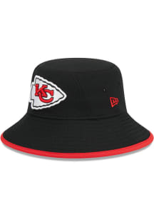 New Era Kansas City Chiefs Black Basic Mens Bucket Hat