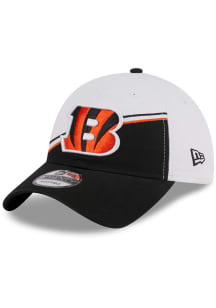 New Era Cincinnati Bengals White JR 2023 Sideline 9TWENTY Youth Adjustable Hat