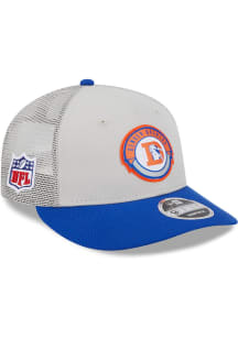 New Era Denver Broncos 2023 Sideline Retro Trucker LP9FIFTY Adjustable Hat - White