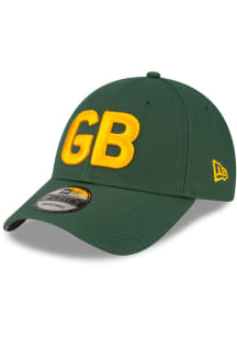 New Era Green Bay Packers 2023 Sideline Retro 9TWENTY Adjustable Hat - Green
