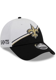 New Era New Orleans Saints 2023 Sideline Stretch 9FORTY Adjustable Hat - White