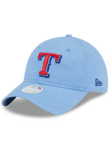 New Era Texas Rangers Light Blue Sky Evergreen JR 9TWENTY Youth Adjustable Hat