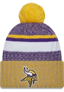 New Era Minnesota Vikings Purple 2023 Sideline CW Sport Mens Knit Hat