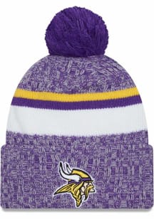 New Era Minnesota Vikings Purple 2023 Sideline Sport Mens Knit Hat