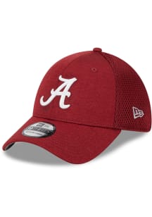 New Era Alabama Crimson Tide Mens Red 2T Basic 39THIRTY Flex Hat