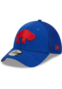 New Era Buffalo Bills Mens Blue 2T Retro Basic 39THIRTY Flex Hat