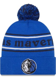 New Era Dallas Mavericks Blue Marquee Knit Mens Knit Hat