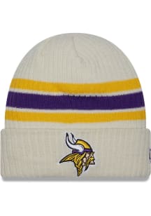 New Era Minnesota Vikings White Vintage Cuff Mens Knit Hat