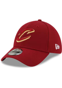 New Era Cleveland Cavaliers Mens Cardinal Team Classic 39THIRTY Flex Hat