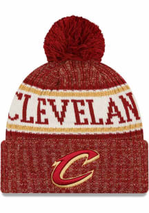 New Era Cleveland Cavaliers Cardinal NE18 Sport Mens Knit Hat