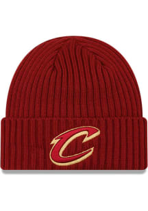 New Era Cleveland Cavaliers Cardinal Core Classic Mens Knit Hat