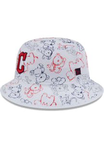 New Era Cleveland Guardians White Lil Zoo JR TOD Youth Bucket Hat