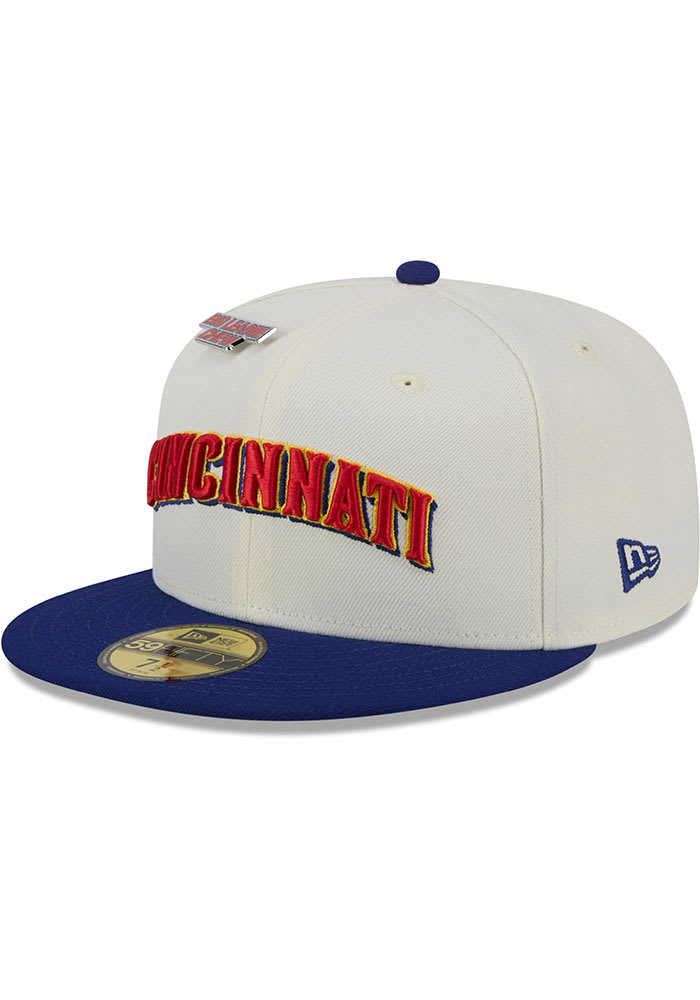 New Era Cincinnati Reds Mens White Big League Chew 59FIFTY Fitted Hat