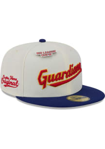 New Era Cleveland Guardians Mens White Big League Chew 59FIFTY Fitted Hat
