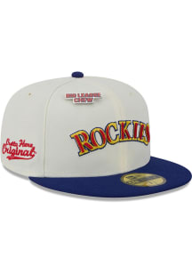 New Era Colorado Rockies Mens White Big League Chew 59FIFTY Fitted Hat