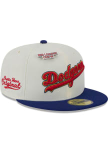 New Era Los Angeles Dodgers Mens White Big League Chew 59FIFTY Fitted Hat