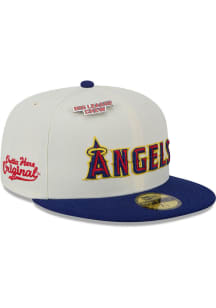 New Era Los Angeles Angels Mens White Big League Chew 59FIFTY Fitted Hat