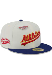 New Era Oakland Athletics Mens White Big League Chew 59FIFTY Fitted Hat