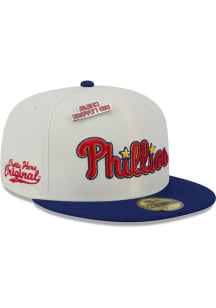 New Era Philadelphia Phillies Mens White Big League Chew 59FIFTY Fitted Hat