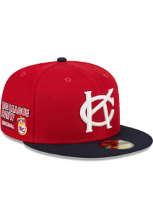 New Era Kansas City Monarchs Mens Red Big League Chew 59FIFTY Fitted Hat
