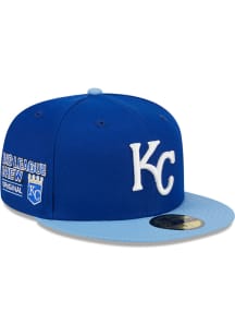 New Era Kansas City Royals Mens Blue Big League Chew 59FIFTY Fitted Hat