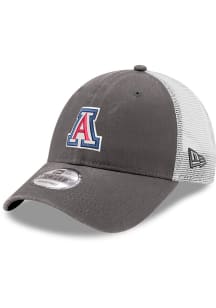 New Era Arizona Wildcats Trucker 9FORTY Adjustable Hat - Grey