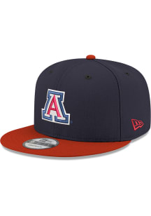 New Era Arizona Wildcats Navy Blue 2T 9FIFTY Mens Snapback Hat