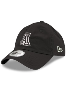 New Era Arizona Wildcats Black and White Logo Casual Classic Adjustable Hat - Black