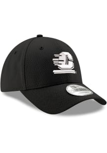 New Era Central Michigan Chippewas White Logo Diamond Era Stretch 9FORTY Adjustable Hat - Black