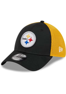 New Era Pittsburgh Steelers Black Game Day TC Distinct 2T JR 39THIRTY Youth Flex Hat