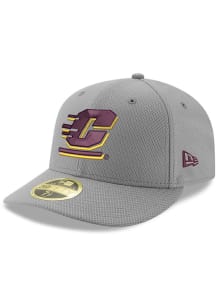 New Era Central Michigan Chippewas Low Profile 9FIFTY Adjustable Hat - Grey