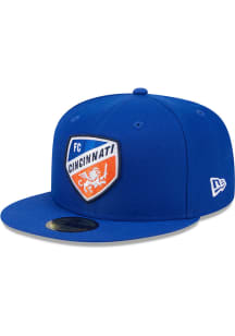 New Era FC Cincinnati Mens Blue TC Evergreen 59FIFTY Fitted Hat