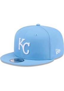 New Era Kansas City Royals Light Blue Sky Evergreen 9FIFTY Mens Snapback Hat