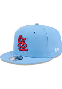 New Era St Louis Cardinals Light Blue Sky Evergreen 9FIFTY Mens Snapback Hat