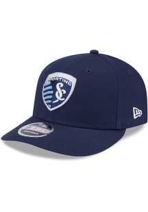 New Era Sporting Kansas City Team Color Evergreen LP 9FIFTY Adjustable Hat - Navy Blue