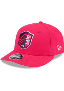 New Era St Louis City SC Team Color Evergreen LP 9FIFTY Adjustable Hat - Red