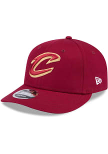 New Era Cleveland Cavaliers Team Color Evergreen LP 9FIFTY Adjustable Hat - Maroon