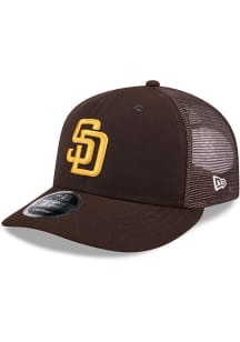 New Era San Diego Padres Team Color Evergreen Trucker LP 9FIFTY Adjustable Hat - Brown