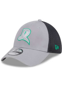 New Era Dayton Dragons Mens Grey Greyed Evergreen Neo 39THIRTY Flex Hat