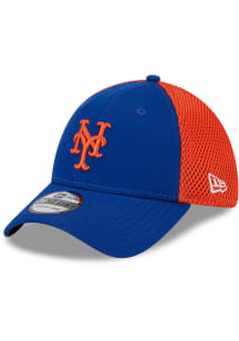 New Era New York Mets Mens Blue 2T Evergreen Neo 39THIRTY Flex Hat